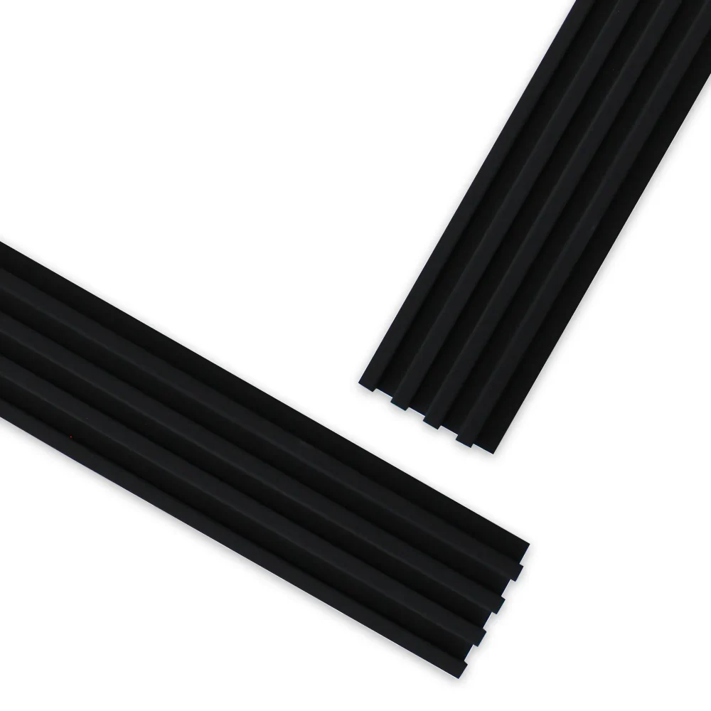 Panel Decorativo para Interiores y Exteriores Lambrin WPC Color Negro