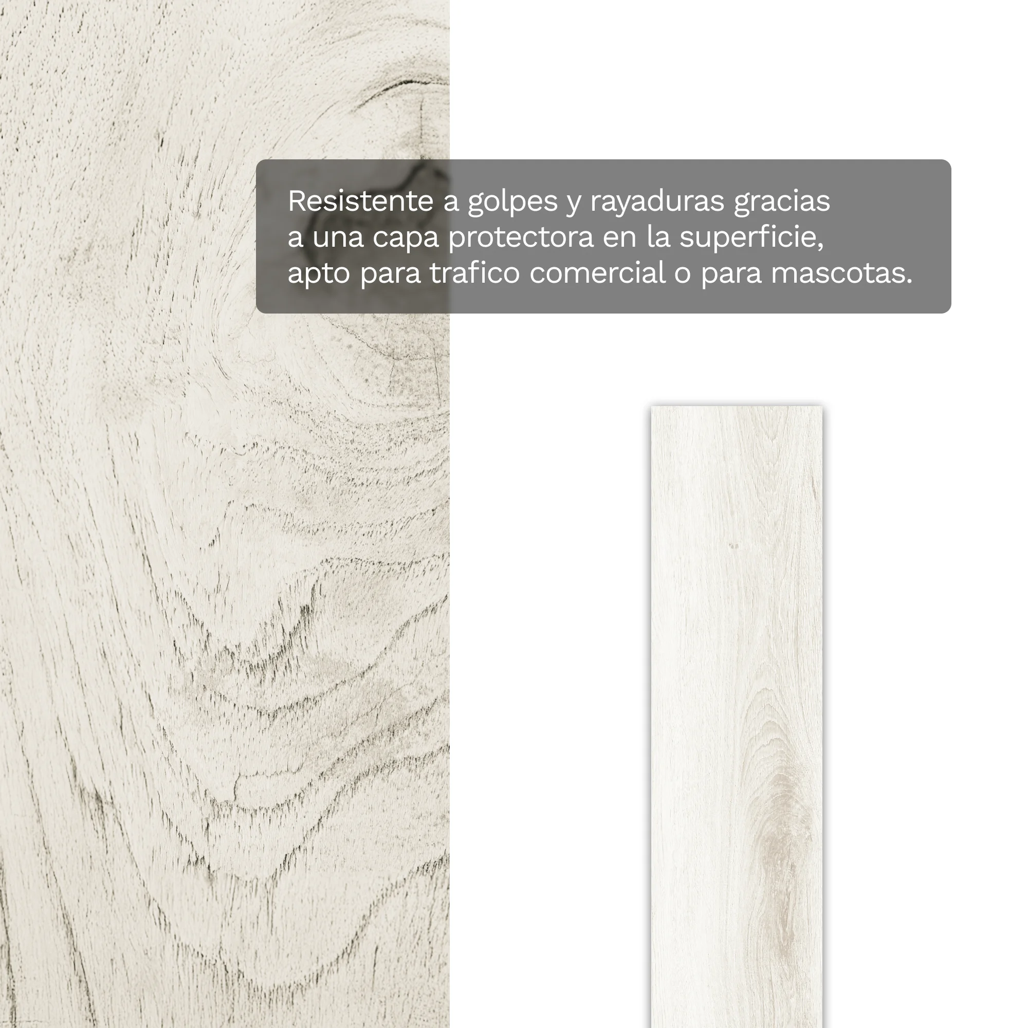 Piso Vinilico SPC Tipo Madera Color Artico - Imagen 5