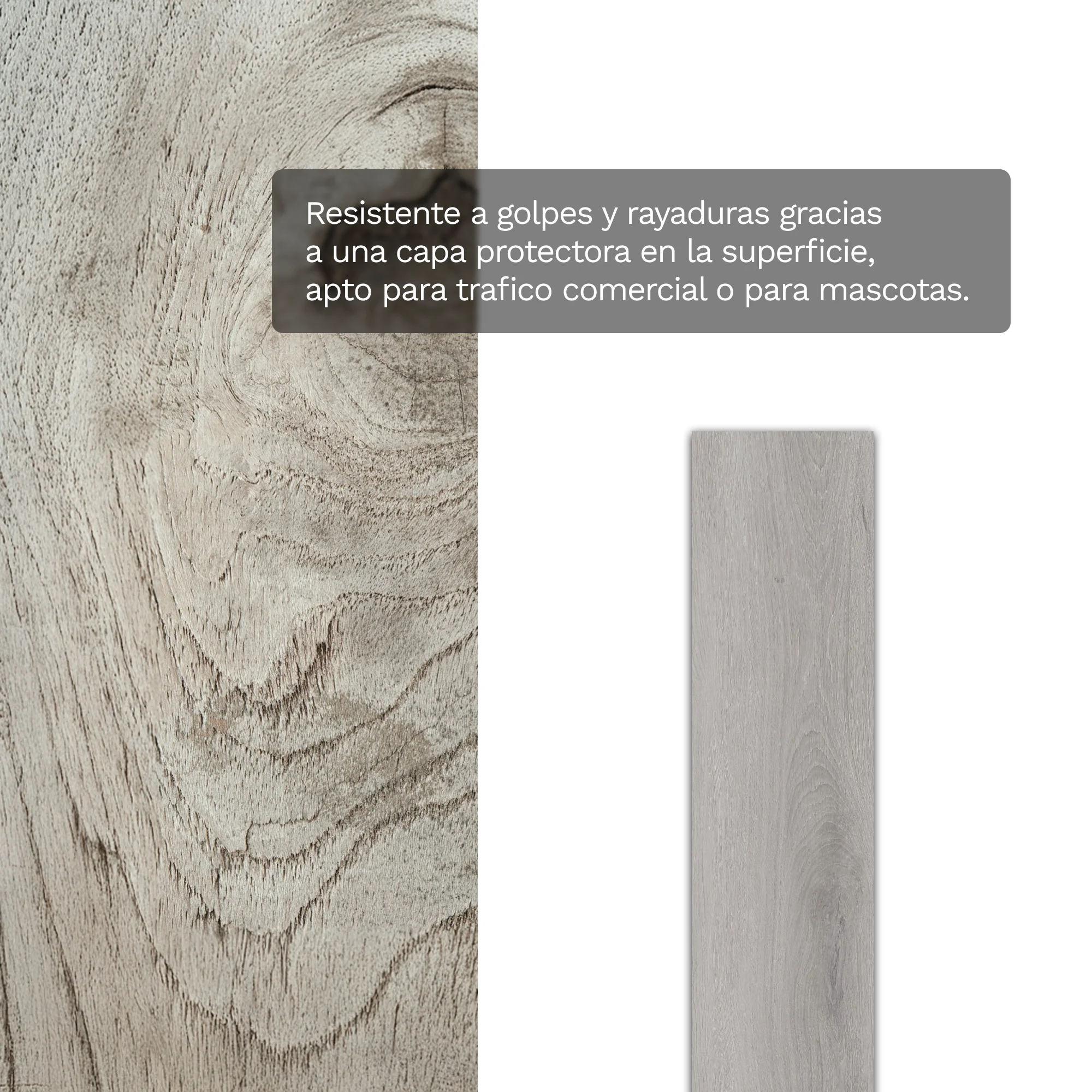 Piso Vinilico SPC Tipo Madera Color Roble - Imagen 5