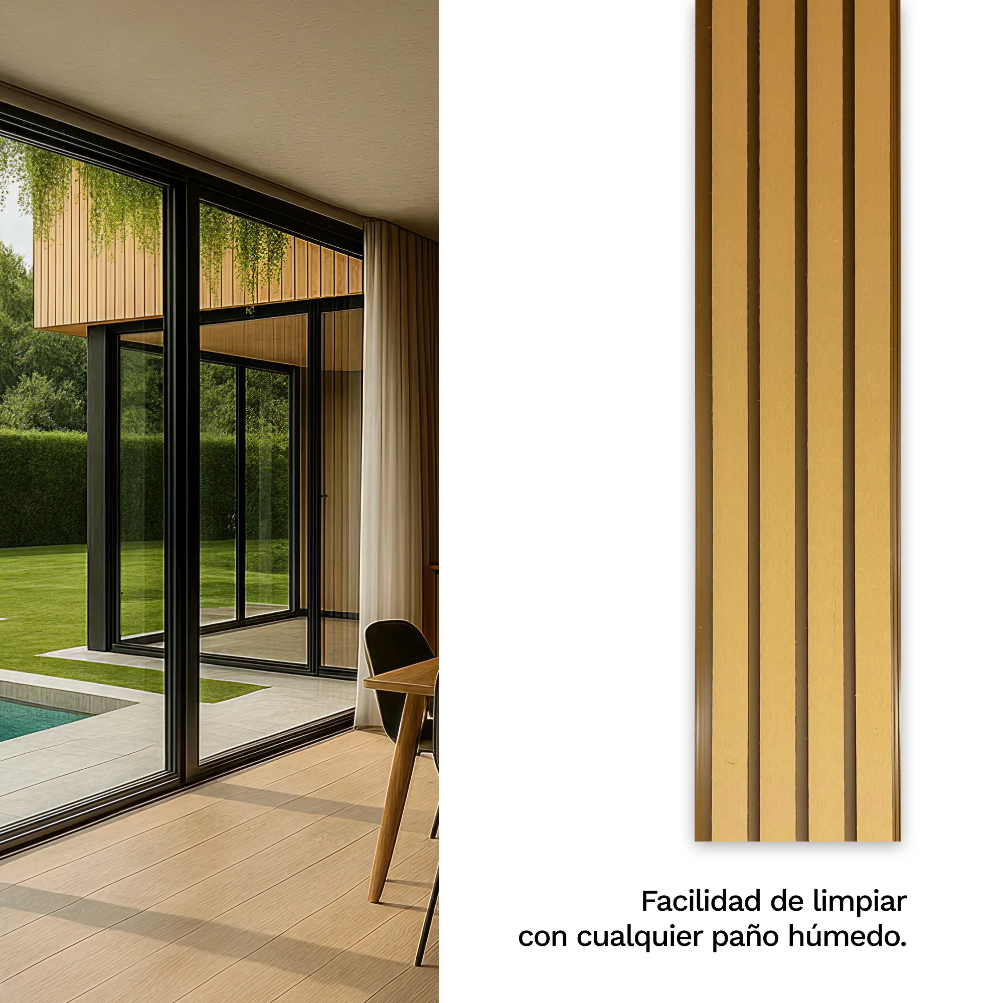 Tira de Panel Decorativo para Exterior Lambrin WPC - Imagen 10