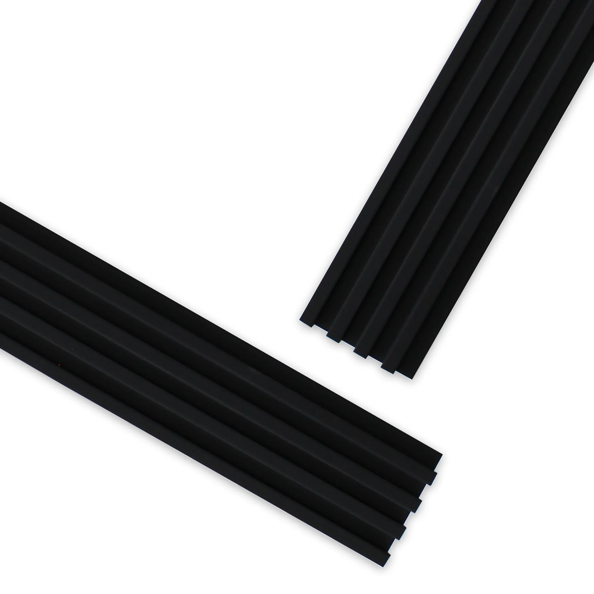 Panel Decorativo para Interiores Lambrin WPC Color Negro